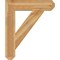 Ekena Millwork Traditional Craftsman Rough Sawn Bracket, Western Red Cedar, 6"W x 30"D x 36"H BKT06X30X36TRA04RWR - alternate 4
